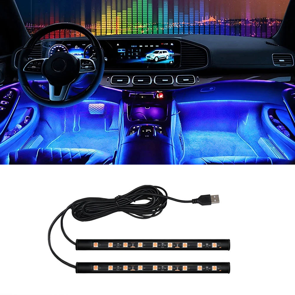 Vape Decoration - ไฟนีออนในรถยนต์ ไฟส่องพื้น LED ตกแต่งภายใน ไฟแบ็คไลท์ ที่จุดบุหรี่