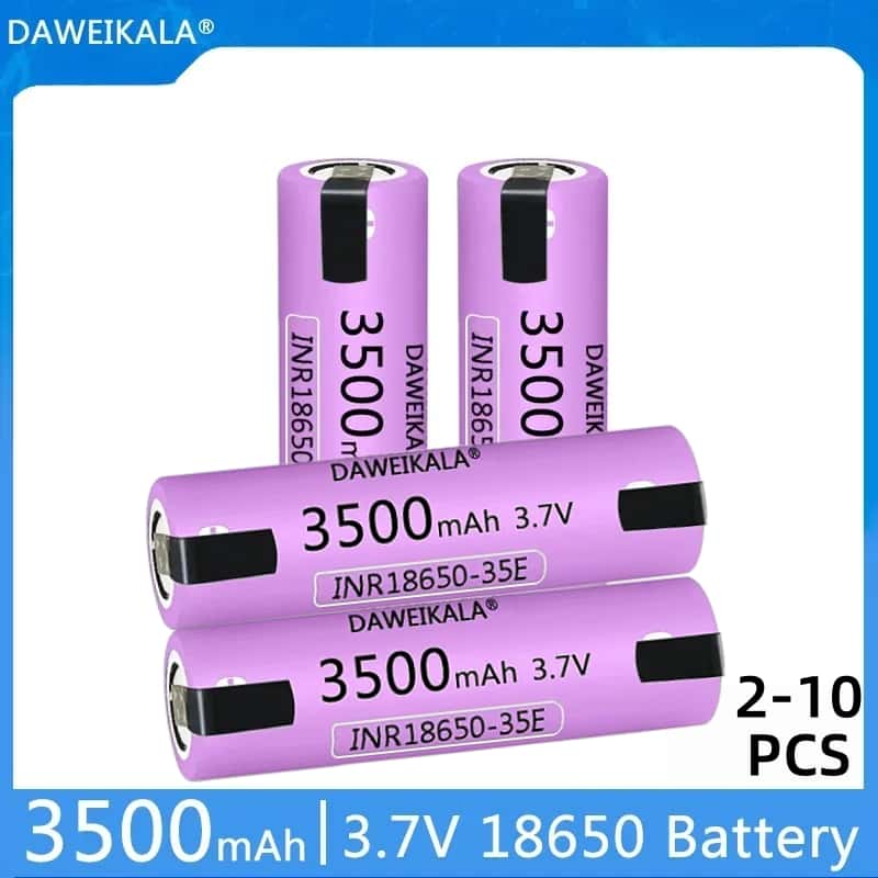 Vaping Goods - 18650 35E 3500mAh 20A แบตเตอรี่ลิเธียมไอออนแบบชาร์จได้ ความจุสูง