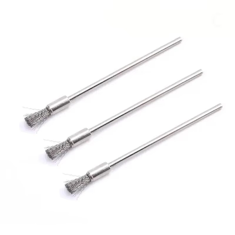 Vaping Goods - 3 ชิ้นสแตนเลสสตีลยาวแปรงทําความสะอาด Micro 3.0 มิลลิเมตร Coil
