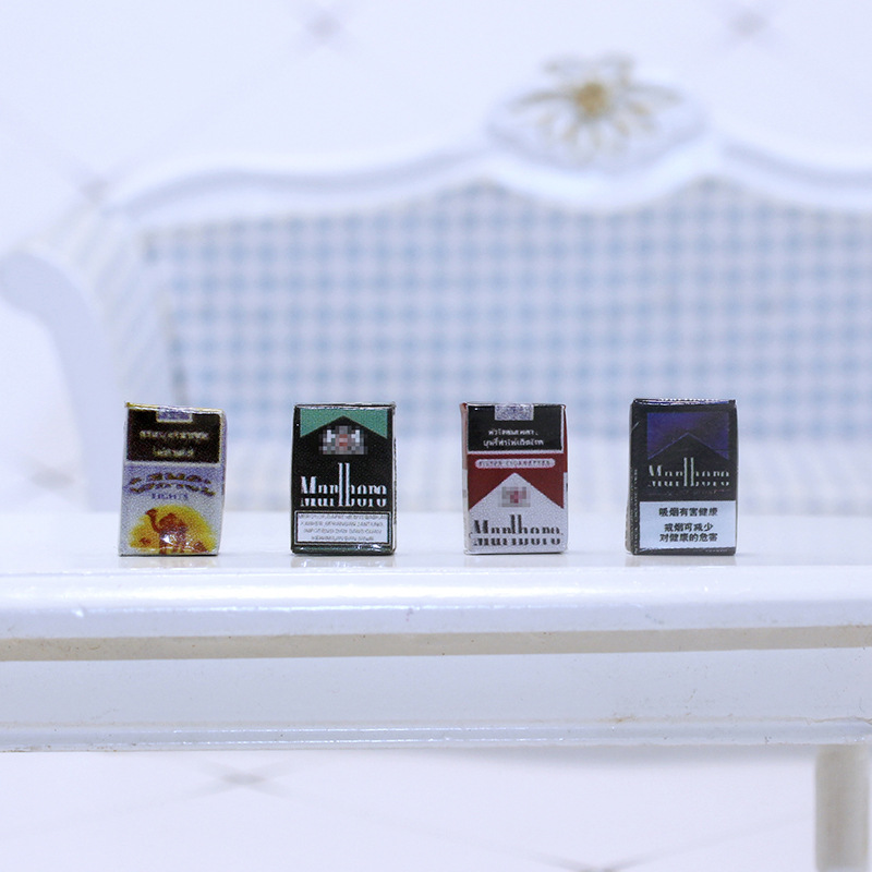Vape Decoration - กล่องบุหรี่ กล่องซิการ์จิ๋ว อุปกรณ์ประกอบฉากถ่ายภาพบ้านตุ๊กตา ของตกแต่งบ้าน อุปกรณ์บ้านตุ๊กตา ของจิ๋ว
