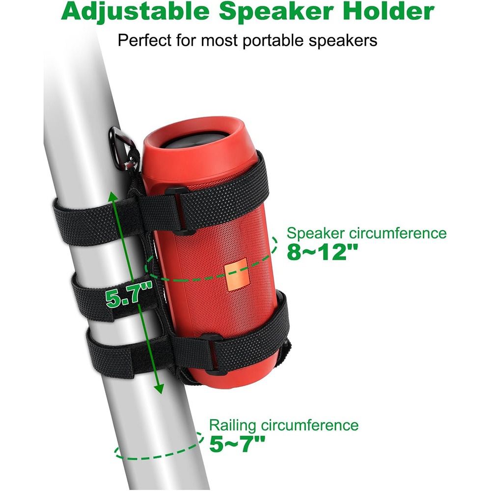 Jbl Speaker Charge 5 - ที่ยึดลำโพงสำหรับจักรยาน/รถกอล์ฟ/ราวเรือ สายรัดปรับระดับได้ ขายึดลำโพงสำหรับจักรยาน สำหรับ JBL Flip