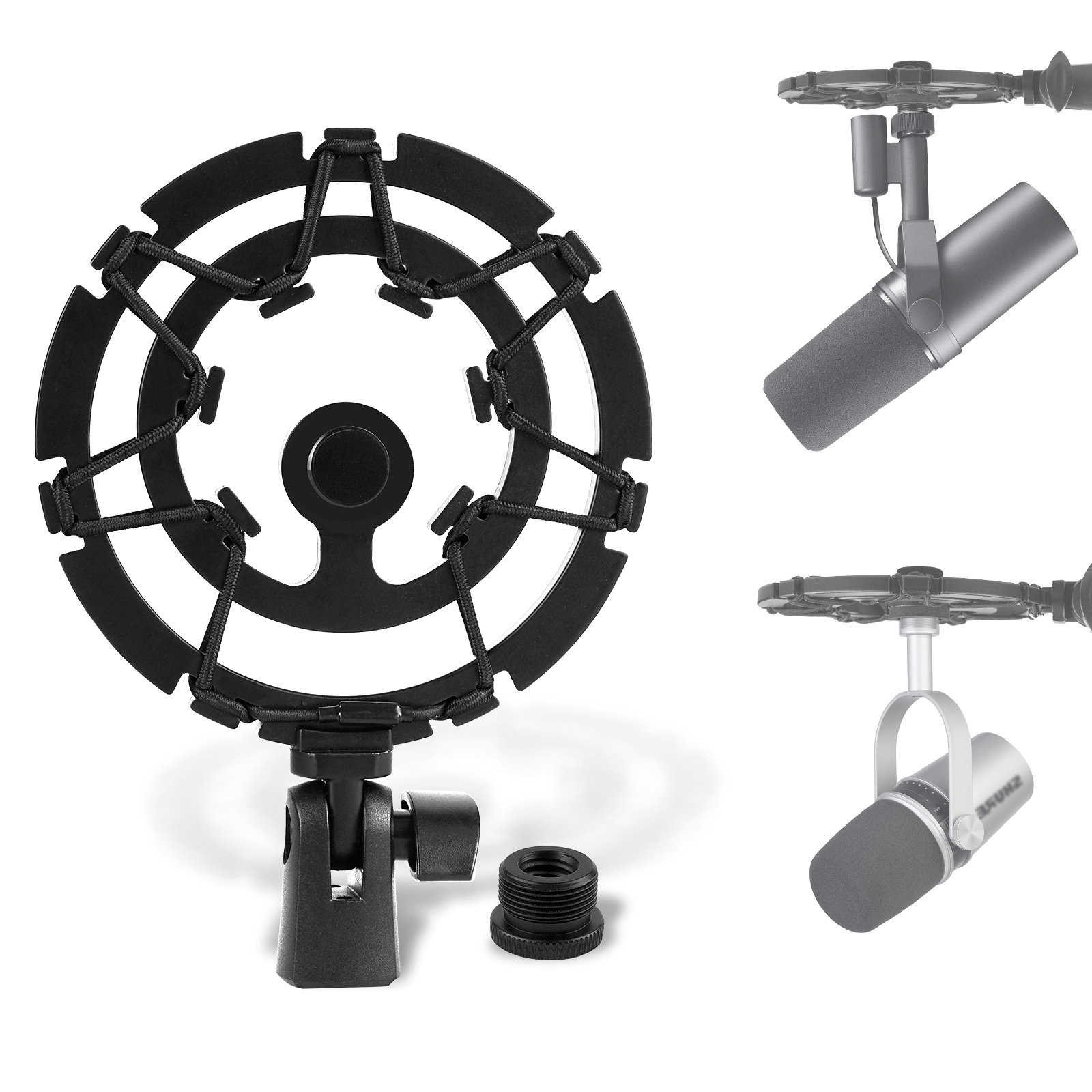 Shure Mic Sm7B - Geekria ที่ยึดไมโครโฟนกันสั่น สำหรับไมโครโฟน Shure MV7 SM7B