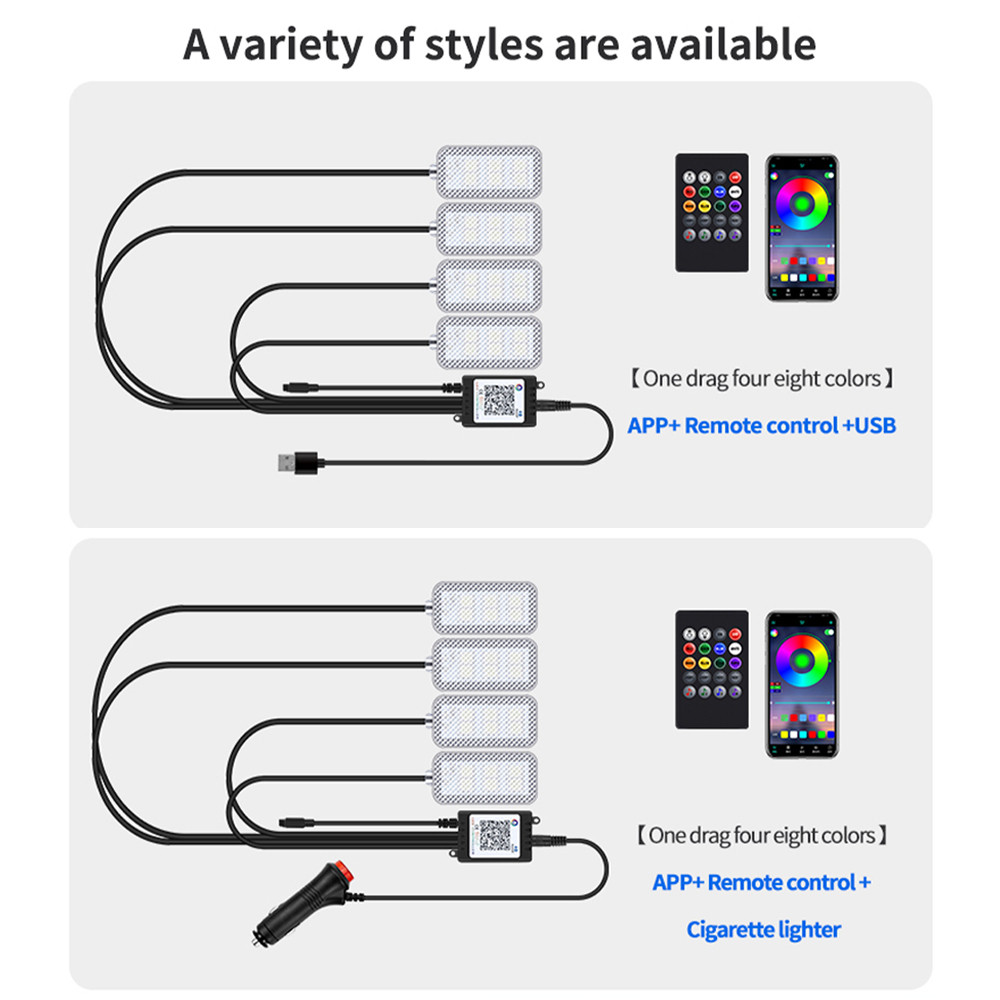 รถ LED เท้า Ambient พร้อม USB  - Vape Decoration บทวิจารณ์และราคา