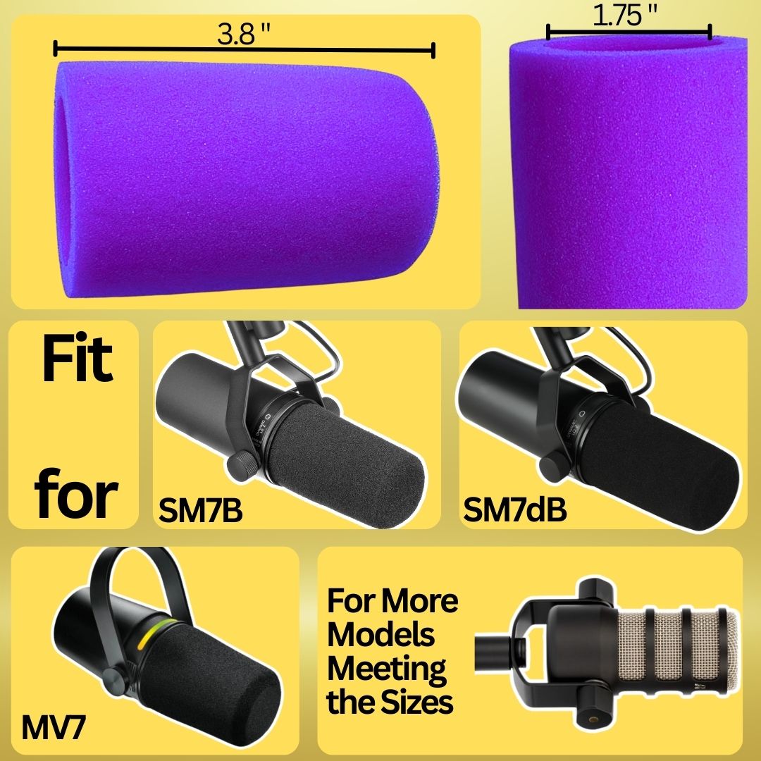 แผ่นกรองเสียงสำหรับไมโครโฟน Sh - Shure Mic Sm7B บทวิจารณ์และราคา
