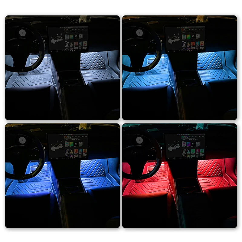 ไฟนีออนในรถยนต์ ไฟส่องพื้น LED - Vape Decoration บทวิจารณ์และราคา